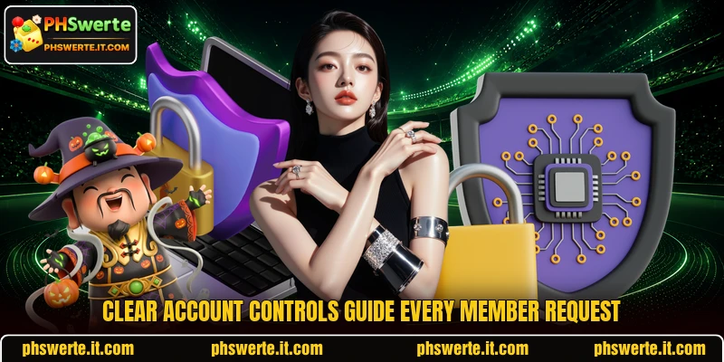Clear account controls guide every member request Clear account controls guide every member request