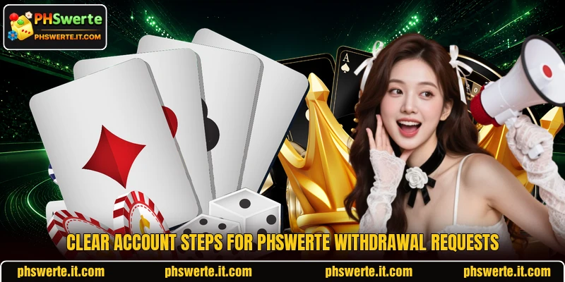 Clear account steps for PHSwerte withdrawal requests Clear account steps for PHSwerte withdrawal requests
