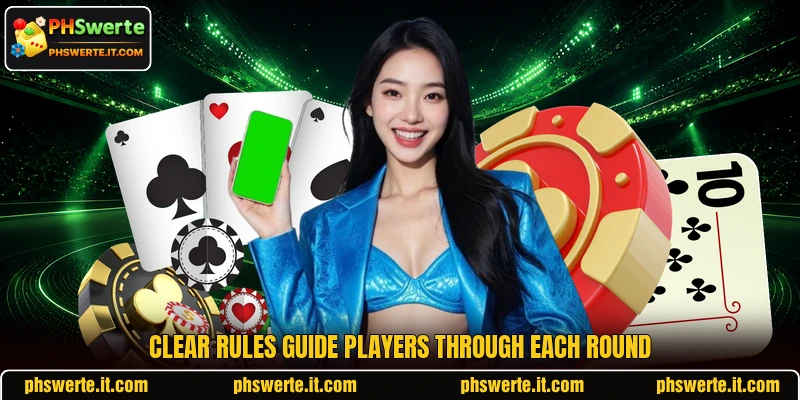 Clear rules guide players through each round