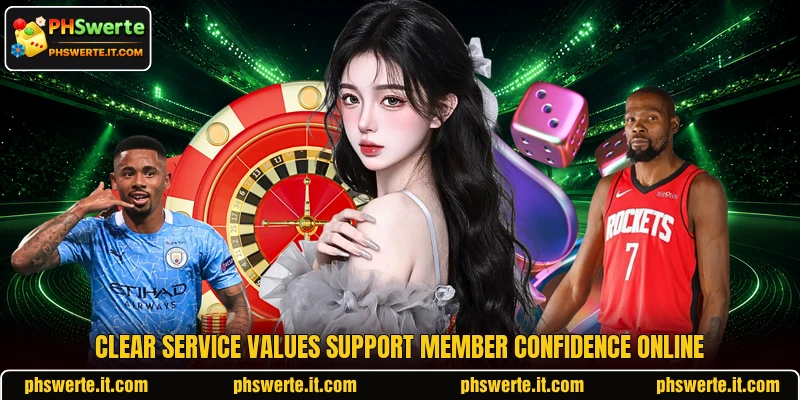 Clear service values support member confidence online
