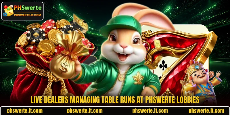 Live dealers managing table runs at PHSwerte lobbies Live dealers managing table runs at PHSwerte lobbies