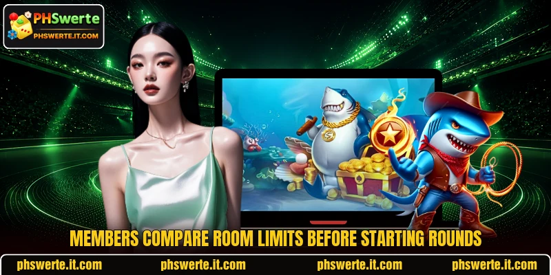 Members compare room limits before starting rounds Members compare room limits before starting rounds