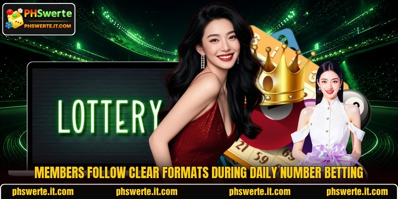 Members follow clear formats during daily number betting Members follow clear formats during daily number betting