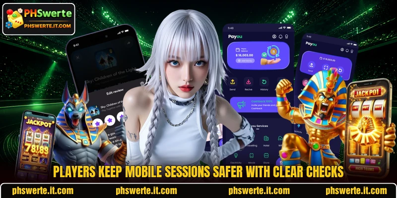 Players keep mobile sessions safer with clear checks